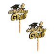 thumbnail image 1 of Oleegame 2PC Cookie Mold 2021 Decorations Party Of TopperGlitter Graduation Cake 2021 DecorationsClass Party Graduation Home Decor Gold, 1 of 9