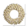 thumbnail image 4 of Vickerman Couronne de Boules Dorées Brillantes/mates 36 Pouces, 4 of 4