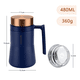 thumbnail image 2 of Termo Acero Inoxidable Portátil Térmico Taza De Café 480ml Xtellar azul, 2 of 3