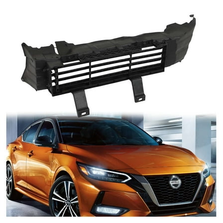 WaiRitoday Compatible with Nissan Sentra 2020-22 2023 Lower Active Grille Shutter W/O Motor