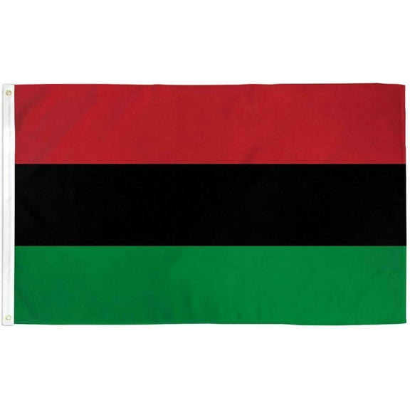 Large 3x5FT Flag Pan-African Afro American African Banner Black Liberation UNIA
