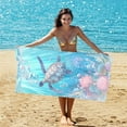 thumbnail image 4 of 2-in-1 Beach Towel Oversized Towel Fine Fibre Towel Transforms Into A Storage Backpack, 4 of 6