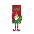 thumbnail image 2 of Meggemo Christmas Hanging Cloth Banner Party Decor Creative Cartoon Printed Backdrop Reusable Multicolor Winter Holiday Decor for Indoor Outdoor Home, 2 of 6