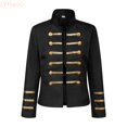 thumbnail image 2 of LYHaoo Boys Halloween Long Sleeve Jacket Stand Collar Dress Up Jacket Coat for Kids Party Performance Outfits(15-16 Years), 2 of 7