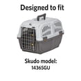 thumbnail image 4 of MidWest QuietTime Soft White Fleece Plastic Carrier Bed, 36", 4 of 4