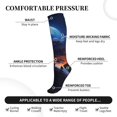 thumbnail image 5 of Compression Socks for Women and Men - Beautiful Moonlit Tree Compression Socks Circulation for Workout, 5 of 8