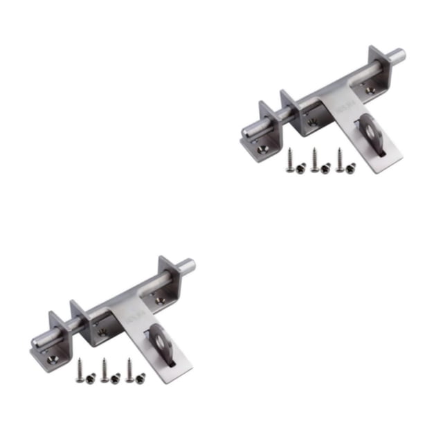VONKY Reliable Protection With Slide Bolts Lock Gate For Gates And Wire Drawing 2Set
