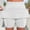 White, variant on A Line Skirts for Women - Elastic High Waitsted Mini Lined Tennis Work Skort S-2XL White