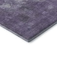 thumbnail image 3 of Addison Rugs Mayfield Premium Machine Washable Transitional Abstract Purple Rectangle Rug, 3' X 5' Machine Washable Transitional Abstract Purple Oversized Sherpa Throw Blanket, 3 of 6