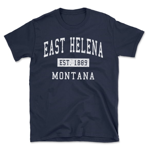 East Helena Montana Classic Established Men's Cotton T-Shirt