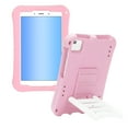 thumbnail image 1 of GSFY Kids Case Compatible with Kindle Fire HD 8 (2018 2017 2016 Version, 8th/7th/6th Gen), Lightweight Shockproof Rugged EVA Kids Friendly Case 360 Degree Rotating Kickstand Stairs, Pink, 1 of 7
