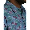 thumbnail image 3 of Synrgy by DXL Men's Big and Tall Chambray Tropical Sport Shirt Multi 6XL, 3 of 5