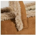 thumbnail image 6 of Baguery Women's Faux Fur Shoulder Bag - Vintage Chic Plush Tote, Large Capacity Crossbody Purse with Button Closure (Brown), 6 of 9