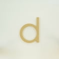 thumbnail image 1 of Package of 1, 18 Inch X 1/2" Thickness MDF Letter d in The Century Gothic Font, Thick, Lower Case for Art & Craft Project, Made in USA, 1 of 3