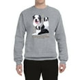 thumbnail image 2 of If It's Not an Australian Shepherd It's Just a Dog Gift | Mens Dog Lover Crewneck Graphic Sweatshirt, Heather Grey, 3XL, 2 of 3