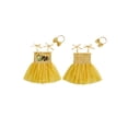 thumbnail image 2 of BemeyourBBs Baby Girl Bee Tulle Romper Dress 1st Birthday Outfits One Years Old Birthday Summer Clothes Cute Bee Embroidery Sleeveless Smocked Tutu Dress Headband, 2 of 9