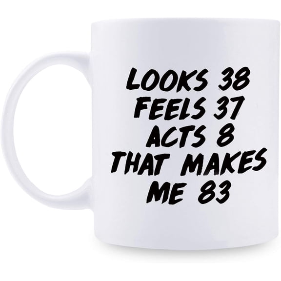 83rd Birthday Gifts for Men - 1936 Birthday Gifts for Men, 83 Years Old Birthday Gifts Coffee Mug for Dad, Husband, Friend, Brother, Him, Colleague, Coworker - 11oz