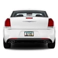 thumbnail image 4 of iPick Image for Chrysler Logo Black Insert Black Stainless Steel License Plate Frame, Official Licensed, 4 of 7