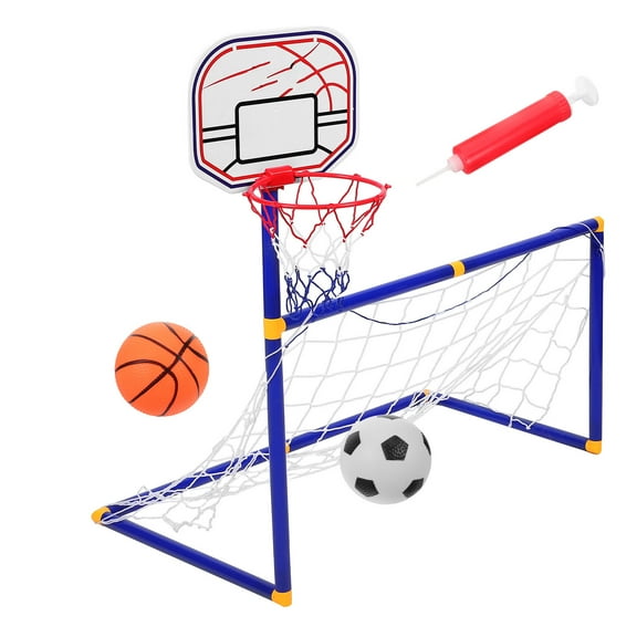 ELAYARD Portable Plastic Soccer Goal for Kids Daily Use Assorted Color Compact Size Football Training Equipment