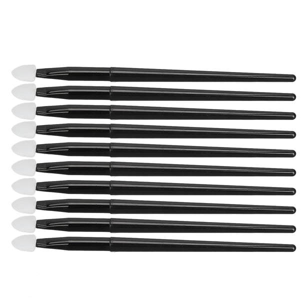 Kit De Brochas De Silicona Para Sombra De Ojos, Aplicador De Maquillaje De Ojos De Silicona ABS, Limpieza Fácil Y Duradera Para La Vida Diaria