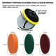 thumbnail image 3 of Sistema eléctrico de la cabeza de pulido 12PCS Juego de limpieza de cepillo de taladro multifuncional con cepillo de fregado Reemplazo de estropajo para AVID POWER BOSCH Inalámbrico Cocina Coche Baño Irfora Sistema eléctrico de la cabeza de pulido, 3 of 7