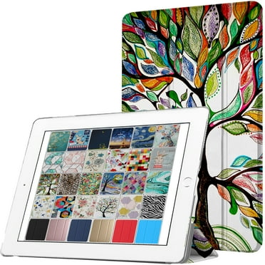 DuraSafe Cases For iPad Mini 5th Gen 2019 - 7.9 Slimline Series Lightweight Protective Cover with Dual Angle Stand & Clear PC Back Shell - Olivia Tree