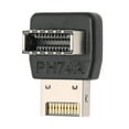 thumbnail image 2 of Usb Front Panel Adapter, Stable Connection USB3.1 TYPE E Adapter Computer Motherboard USB3.1 TYPEE Adapter 90 Degree Steering Elbow, 2 of 8