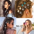 thumbnail image 3 of Hair Dreadlock Jewelry, Different Shapes Hair Dreadlocks Beads  for Banquets, 3 of 8