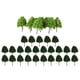 thumbnail image 1 of 50x Mini Modelos Árbol de Ciprés de Escala 1/150 para Modelismo Paisajismo Layout Diorama Sunnimix Tren Árbol del paisaje ferroviario, 1 of 8