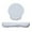Gris, variante sur Tapis de Poignet de Clavier en Mousse à Mémoire de Forme avec Tissu - Base en Caoutchouc Slip Gris Gris