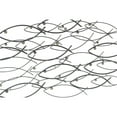 thumbnail image 4 of DecMode Coastal Metal School of Fish Wall Décor with Dark Gray and Silver Metal Finish, Set of 36"W x 19"H, 4 of 7