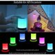 thumbnail image 3 of Lámpara de noche, luz de noche LED para niños con control táctil, recargable por USB y que cambia de color, lámpara de mesa RGB regulable, lámparas de noche para dormitorio y sala de estar - Blanco cá, 3 of 5