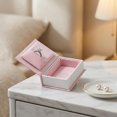 thumbnail image 3 of Book Shaped Jewelr-y Box, Mini Velvet Lining Storage Case for Rings Necklaces Earrings, Portable Travel Jewelry Organizer(only a box), 3 of 7
