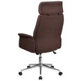 thumbnail image 2 of High Back Black Fabric Executive Swivel Chair with Chrome Base and Fully Upholstered Arms, 2 of 7
