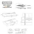 thumbnail image 3 of 30" Ultrathin Ductless Range Hood - 300 CFM, 3 Speed, Stainless Steel, ETL Certified, 120V, Soft Touch, 3 of 7