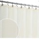 thumbnail image 5 of Soft Waffle Weave Shower Curtain, Cotton Blend Honeycomb Waffle Woven Cream Shower Curtain for Bathroom, Hotel Spa & Machine Washable - Cream, 72x72, 5 of 5