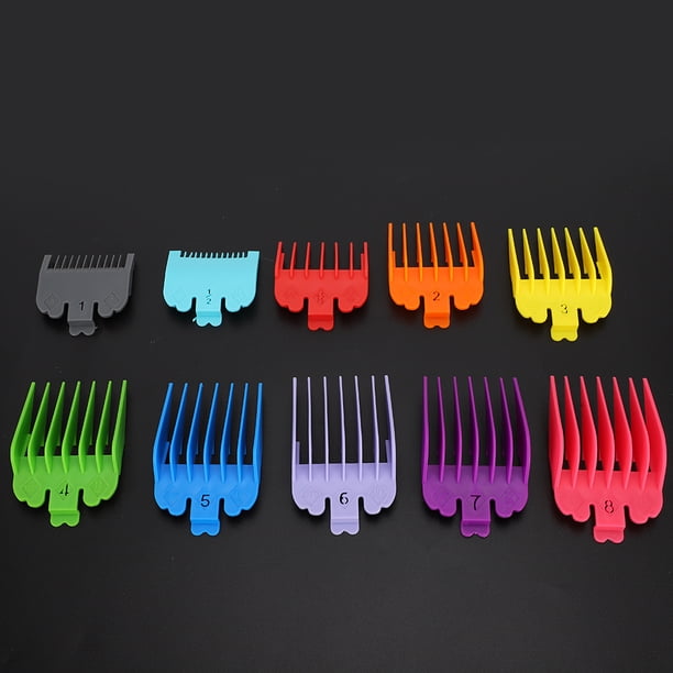 Guía de peine, juego de guía de peine de 10 piezas, peines de límite de peinado, accesorio de corte de pelo, el mejor de su clase