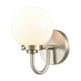thumbnail image 3 of Elk Home 5.5-Inch Wide Fairbanks Sconce, Contemporary, Brushed Nickel, 3 of 5