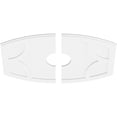 thumbnail image 2 of 40"W x 26 5/8"H x 7"ID x 21 1/2"C x 1"P Kailey Architectural Grade PVC Contemporary Ceiling Medallion, Two Piece, 2 of 11