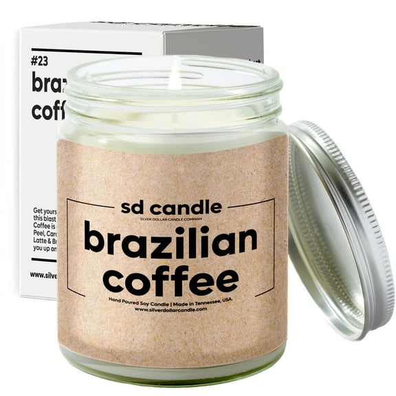 #23 | Brazilian Coffee Scented Candle - 9/16oz 100% All-Natural Handmade Soy Wax Candle