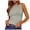 Solid Color, variant on UYISJ Summer Tank Tops for Women Trendy 2024 Sleeveless Crew Neck Ribbed Knit Shirts Slim Fitted Side Ruched Casual Basic Solid Color Camisole Tunic Blouse