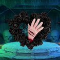 thumbnail image 3 of 1 paquete de corona de vid de mano sangrienta de Halloween casa embrujada Ho, 3 of 5