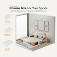thumbnail image 4 of Honeydrill Queen Size 9" Air Mattress with Headboard, Air Couch Sofa Bed, 4 of 7
