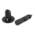 thumbnail image 3 of 400Pcs Car Molding Door 5mm Hole Plastic Rivets Fixing Black., 3 of 8