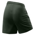 thumbnail image 3 of pstuiky Pantalones cortos deportivos para hombre, Pantalones cortos de poliéster de color liso para hombre, pantalones deportivos casuales para playa y exteriores, 3 of 9
