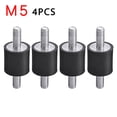 thumbnail image 1 of 4X rubber buffer set vibration damper silent block rubber metal buffer M5 M6 M8, 1 of 1