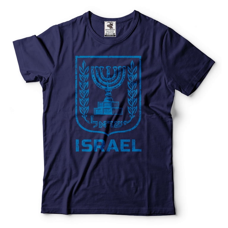 Hanukkah Menorah Shirt Israeli Jewish Holiday Tee photo 4