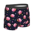 thumbnail image 3 of JUNZAN Cartoon Donut Planets Mens Underwear Boxer Briefs for Men’s - Small, 3 of 9