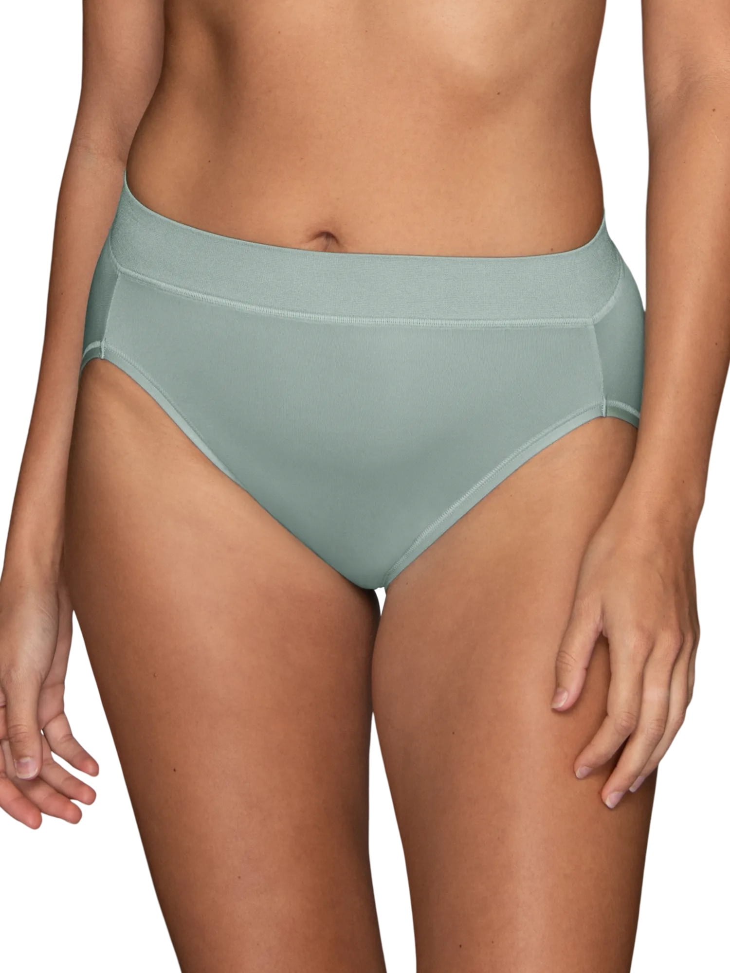Vanity Fair Radiant Collection Women's 360 Comfort Hi-Cut Brief Underwear, 3-Pack, Sizes S-5XL