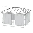 thumbnail image 7 of Palram - Canopia Dallas 4900 12' x 16' Netting Set, 7 of 7